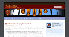 Desktop Screenshot of ohrstromblog.com